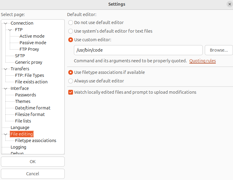 Set a Default Editor in Linux