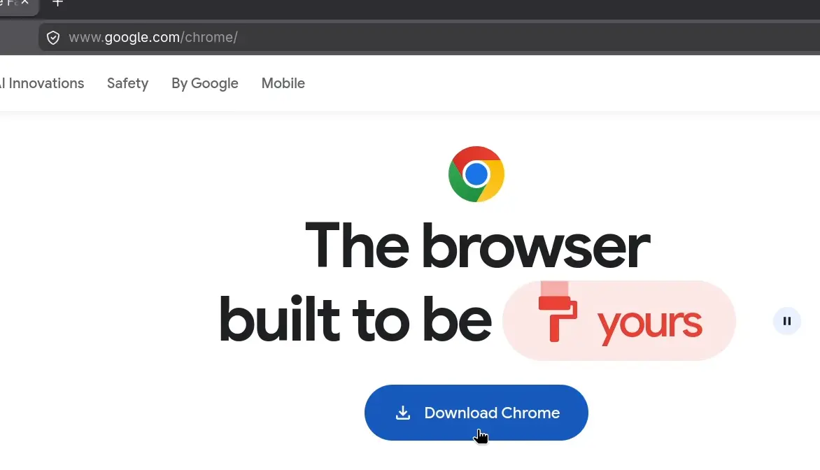 Download Google Chrome for Fedora