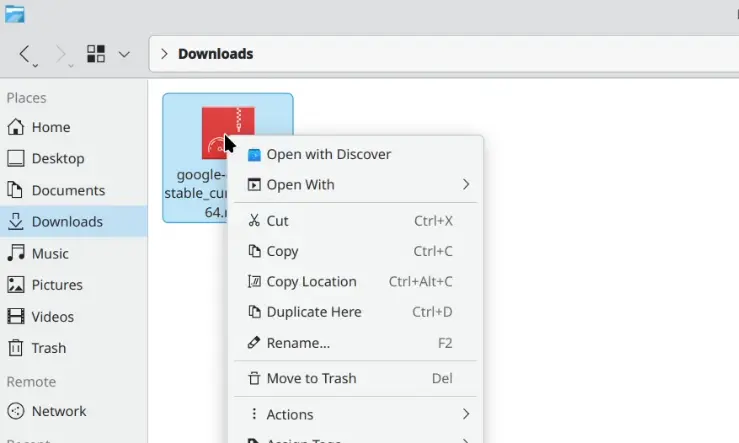 KDE Desktop