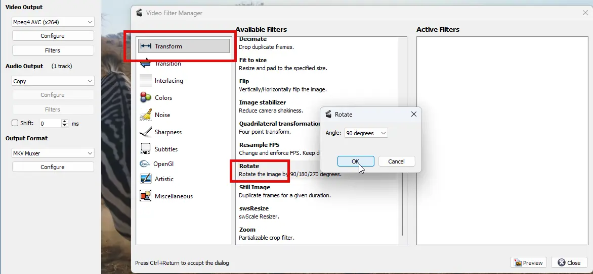 Permanently Rotate and Save Video
