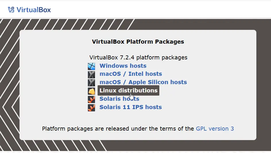 VirtualBox Linux Download